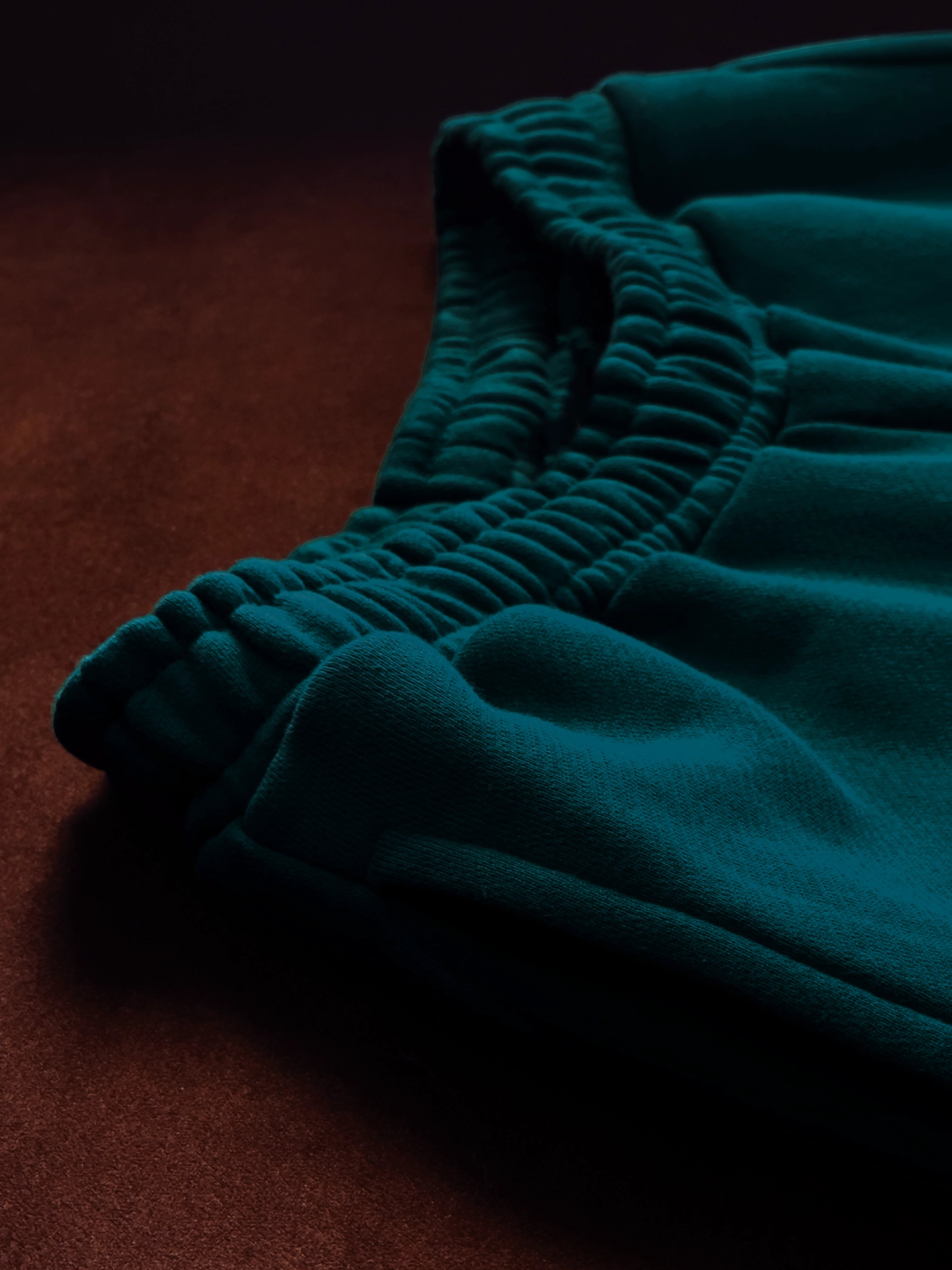 Close-up of a single green leaf against a white background.
