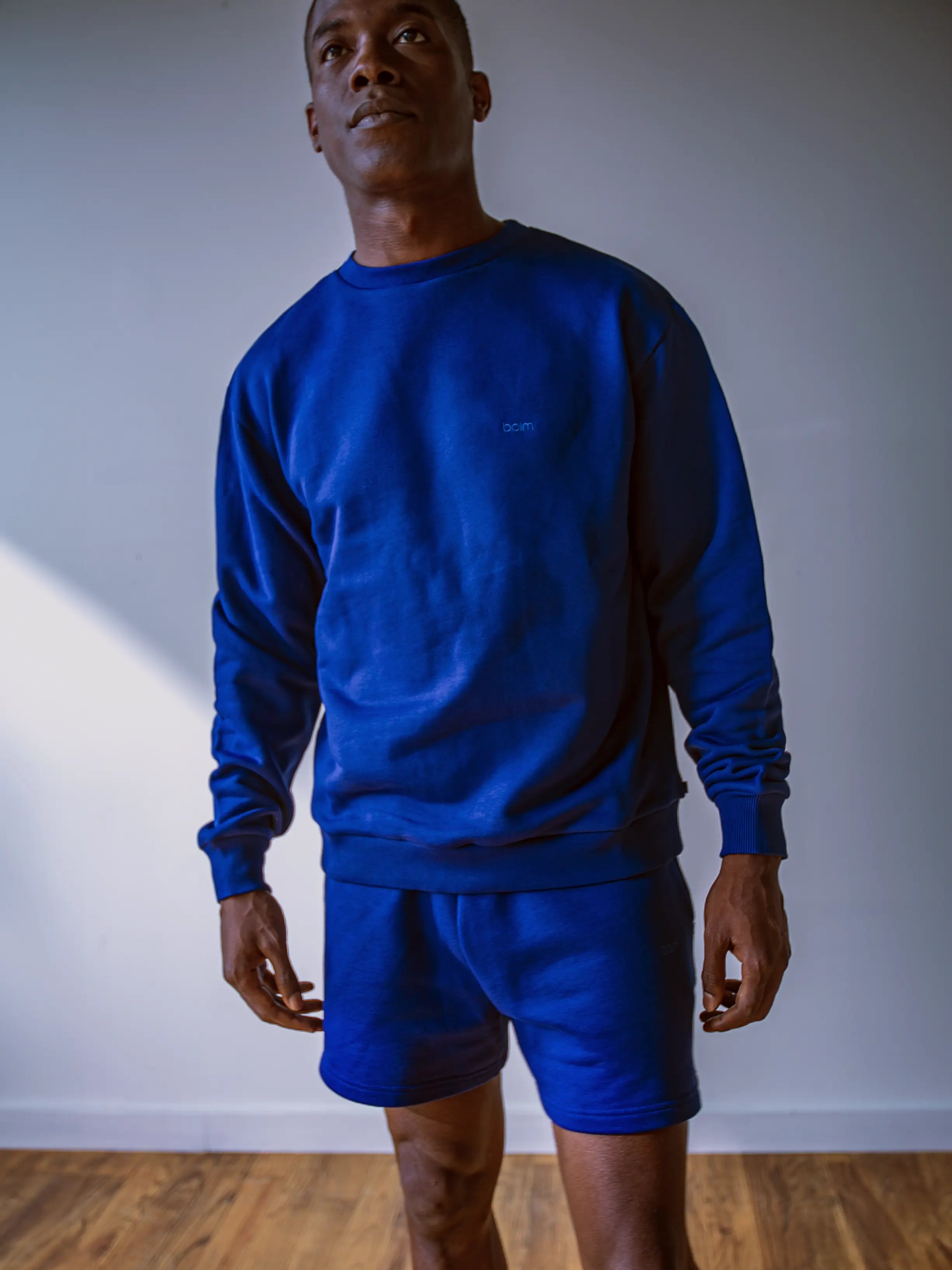 MENS CERULEAN CREW