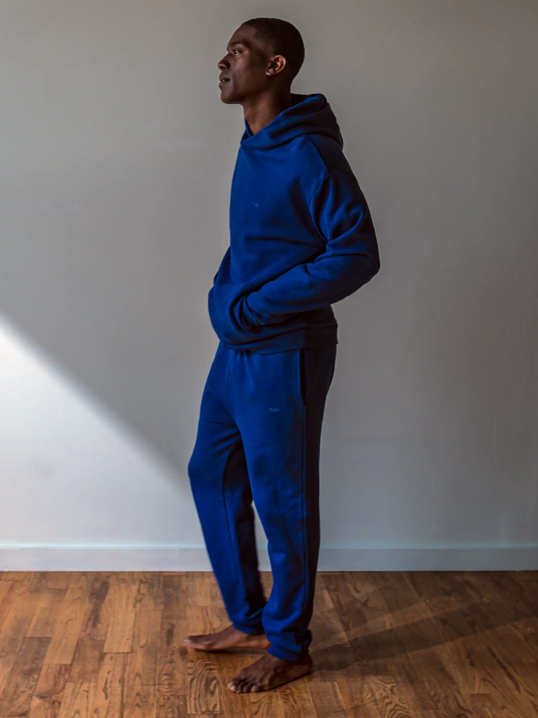 Close-up of a single green leaf against a white background.