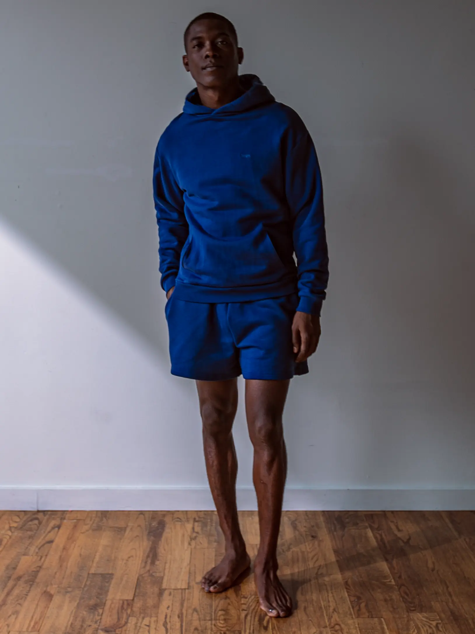 Close-up of a single green leaf against a white background.