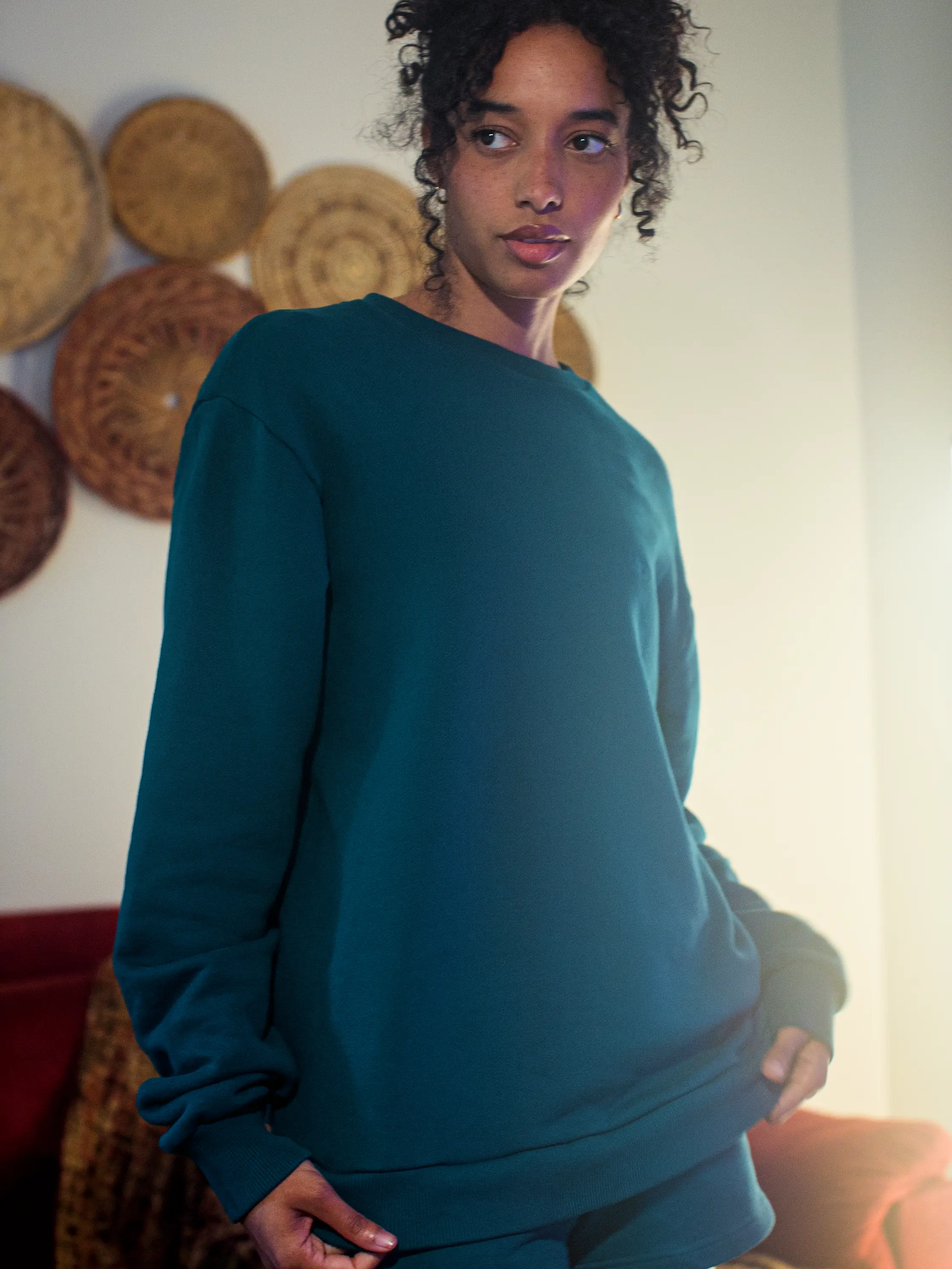 WOMENS EUCALYPTUS CREW