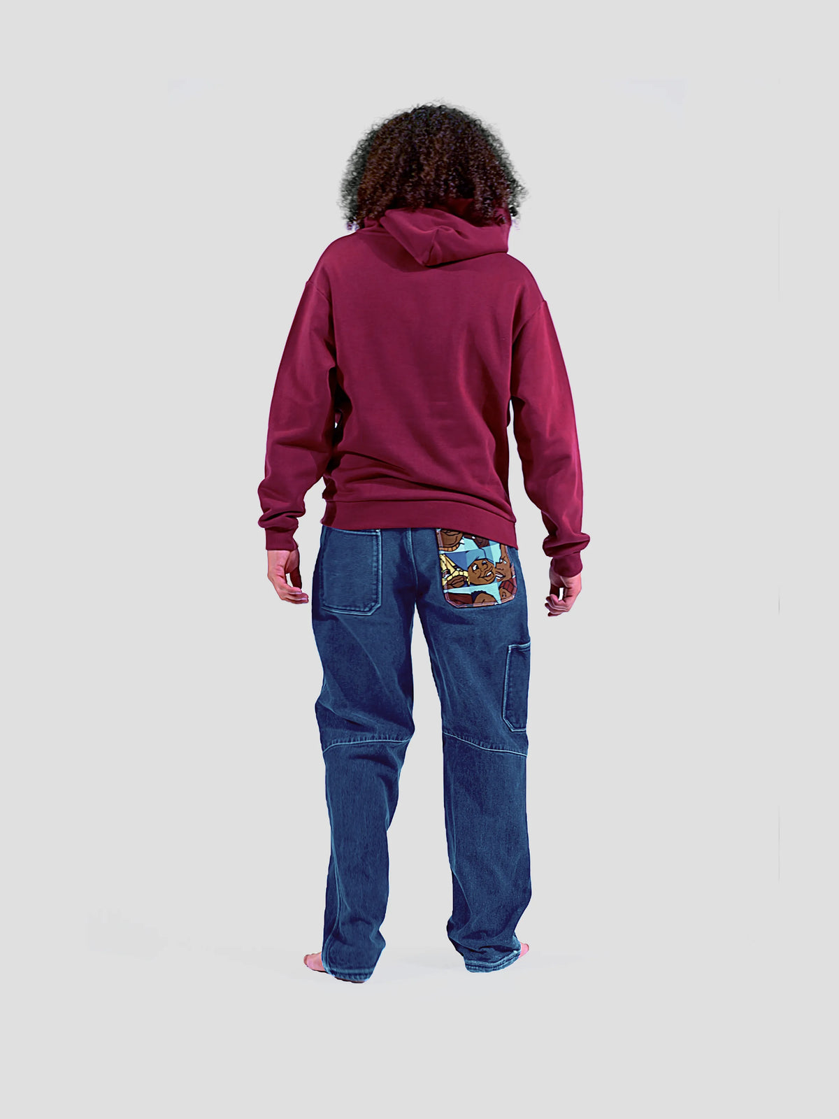 MEN'S BORDEAUX HOODIE