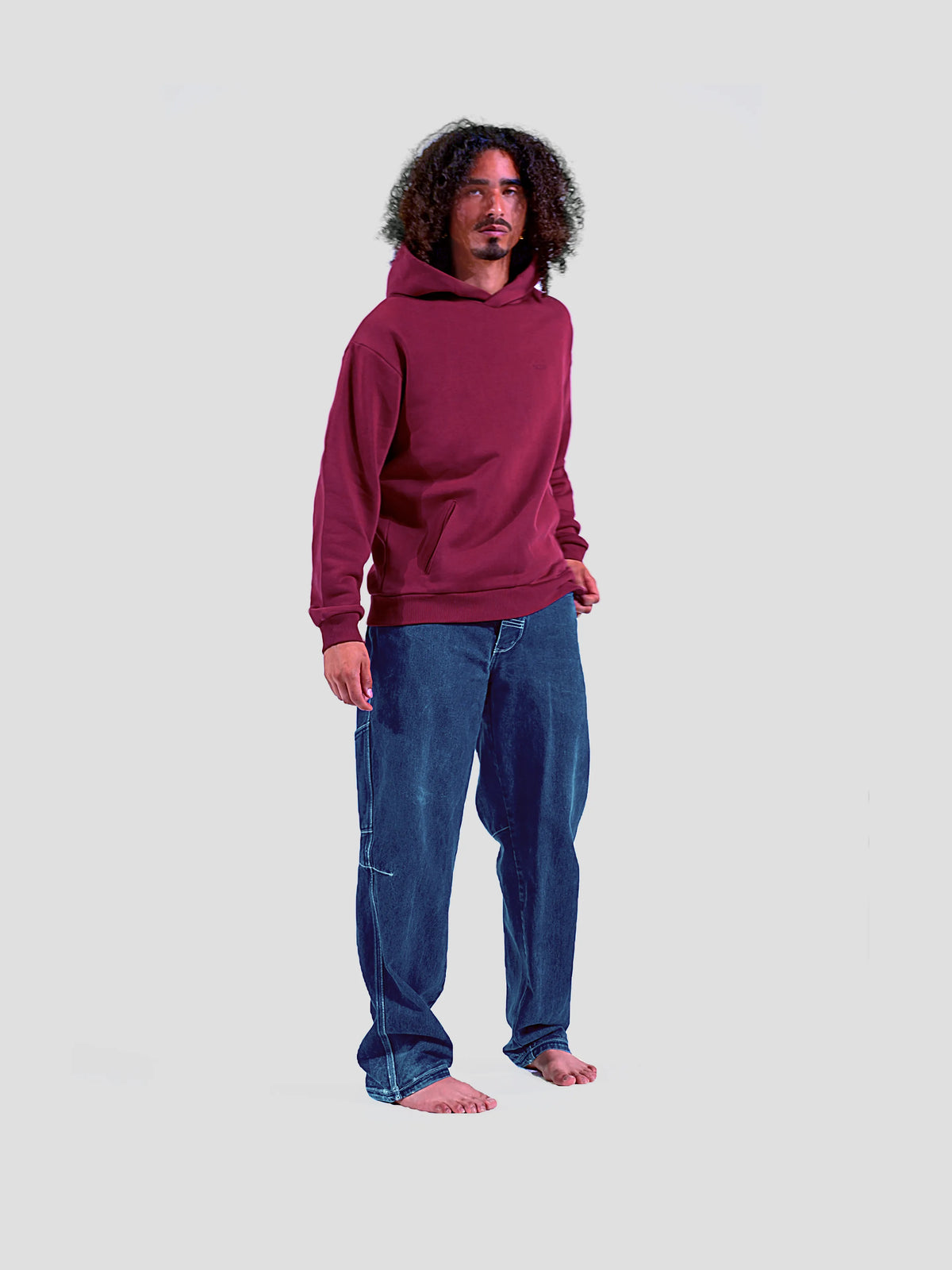 MEN'S BORDEAUX HOODIE