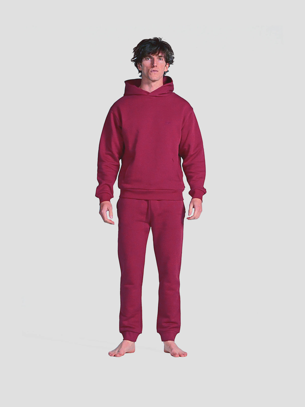 MEN'S BORDEAUX HOODIE