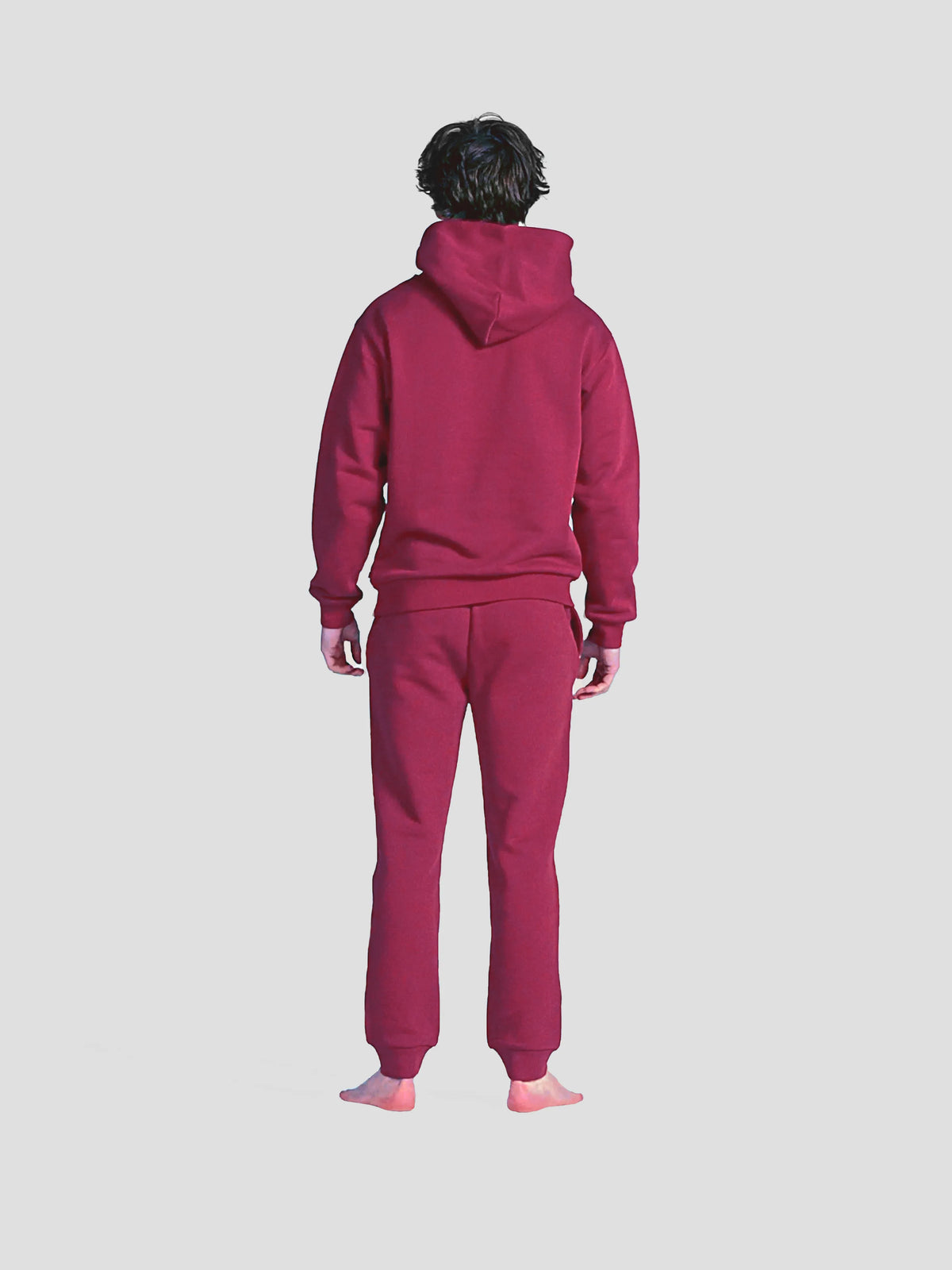 MEN'S BORDEAUX HOODIE