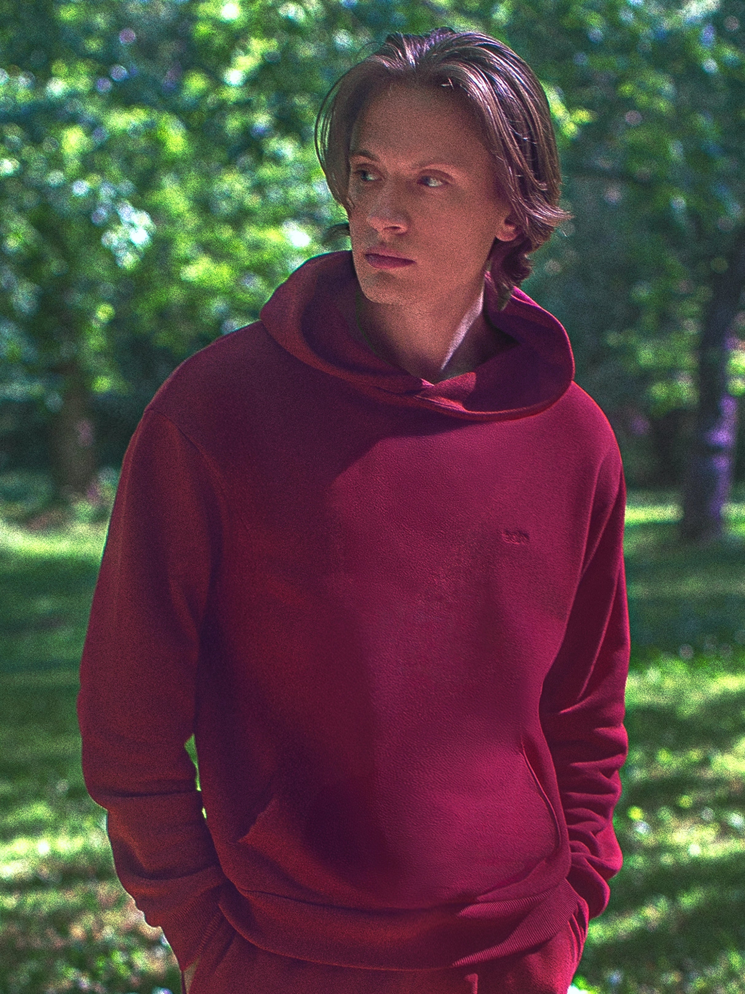 MEN'S BORDEAUX HOODIE