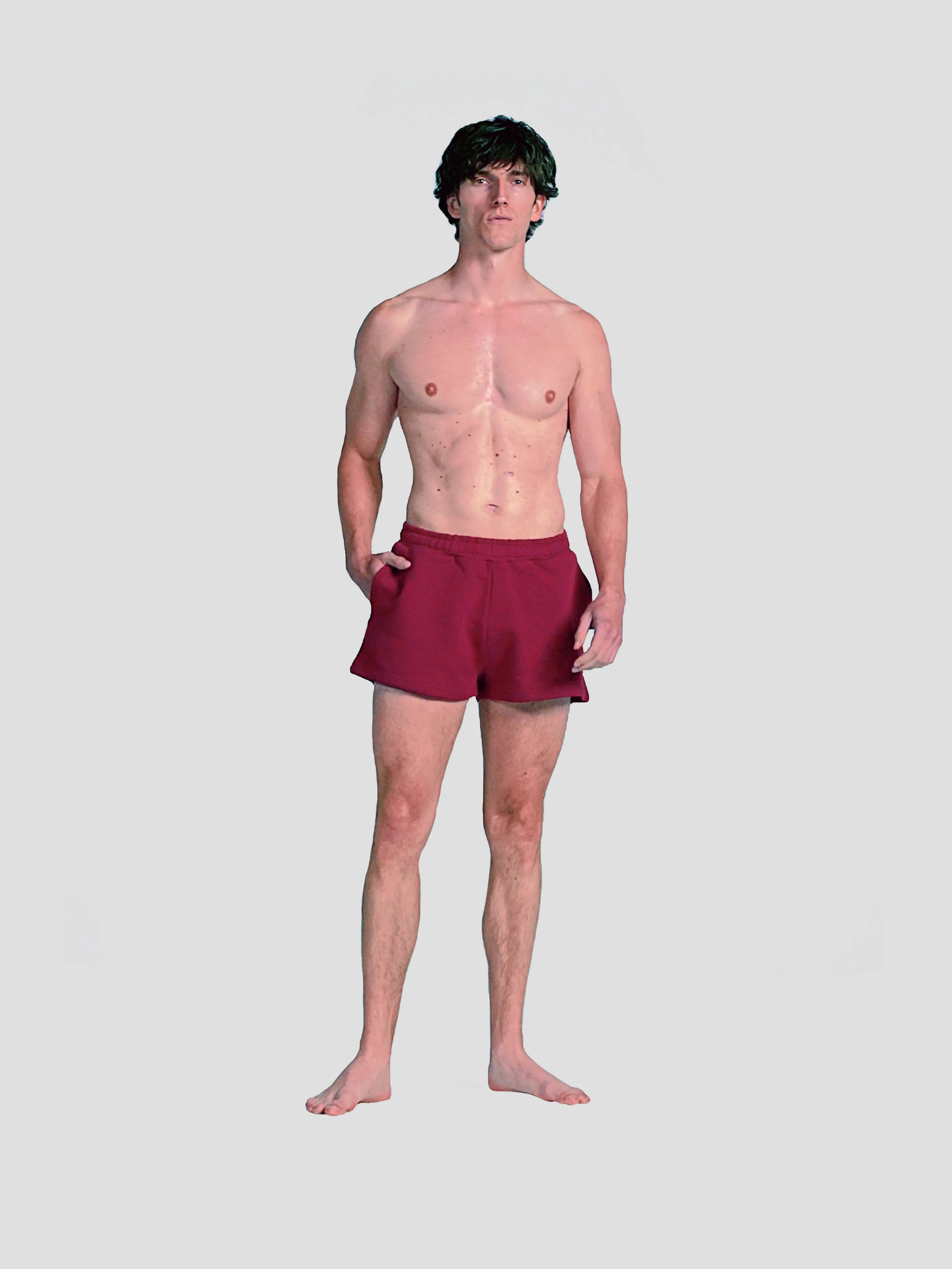 MEN'S BORDEAUX 2" SHORTS