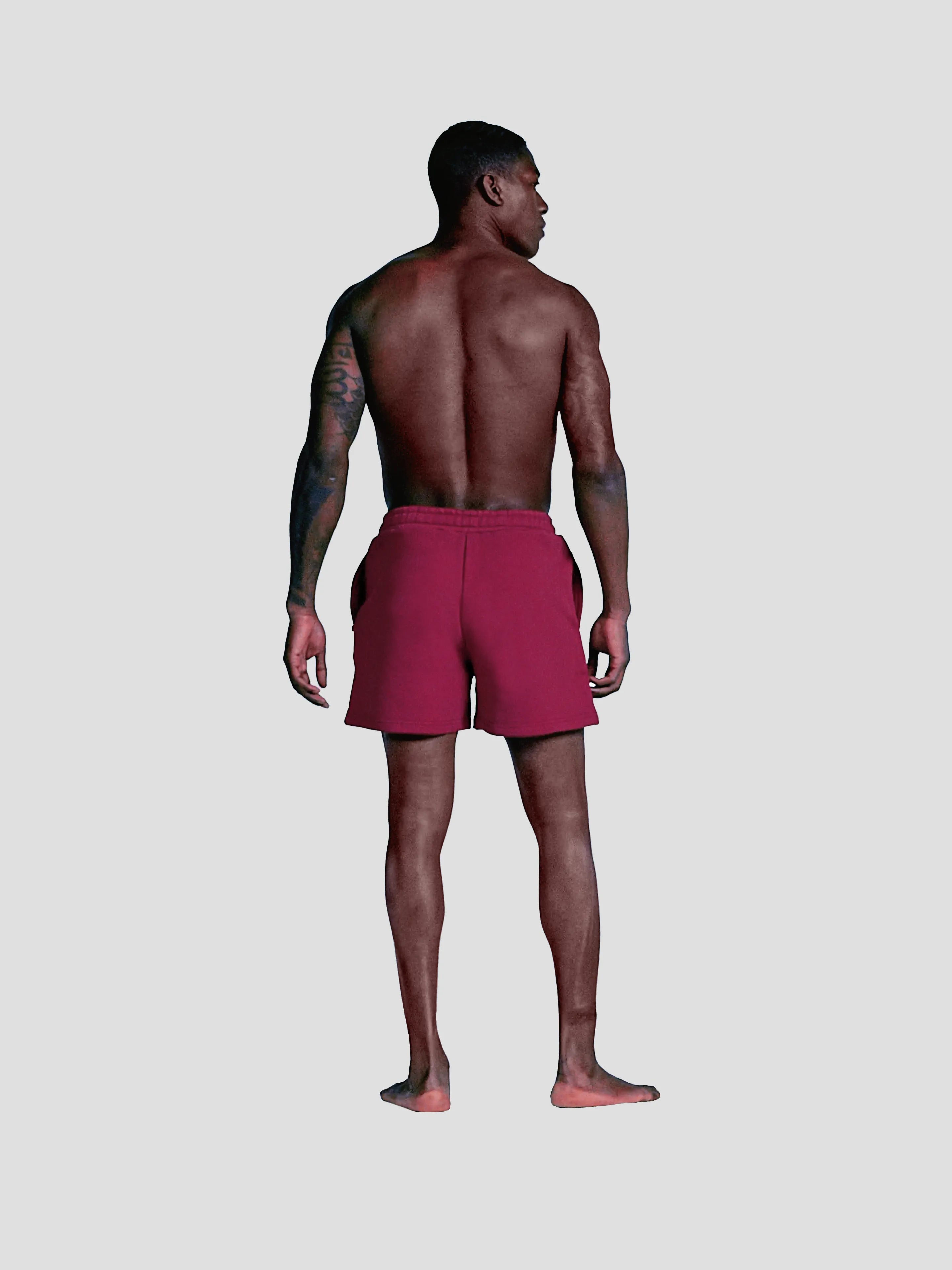 MEN'S BORDEAUX 4" SHORTS