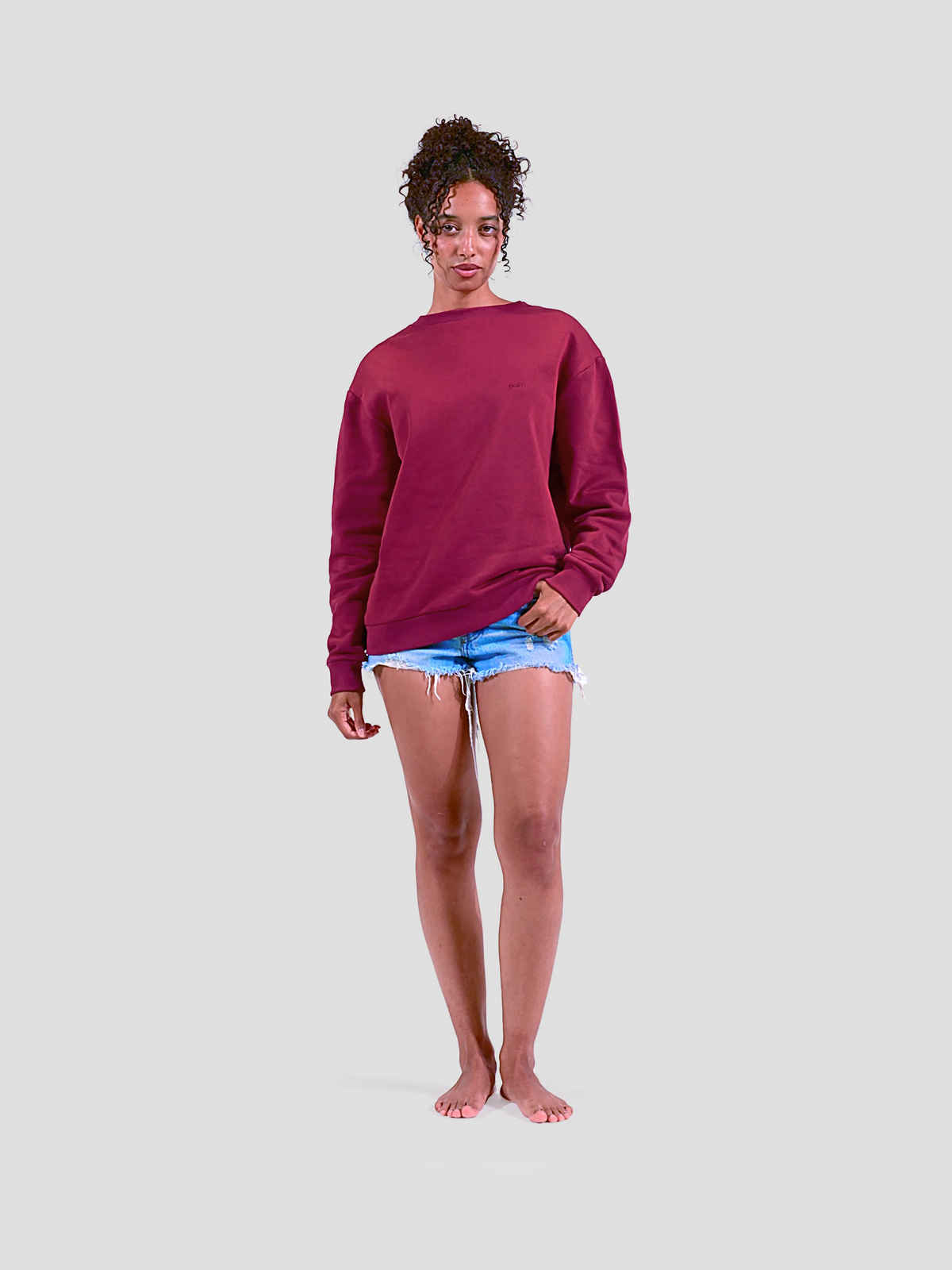 WOMEN'S BORDEAUX CREW