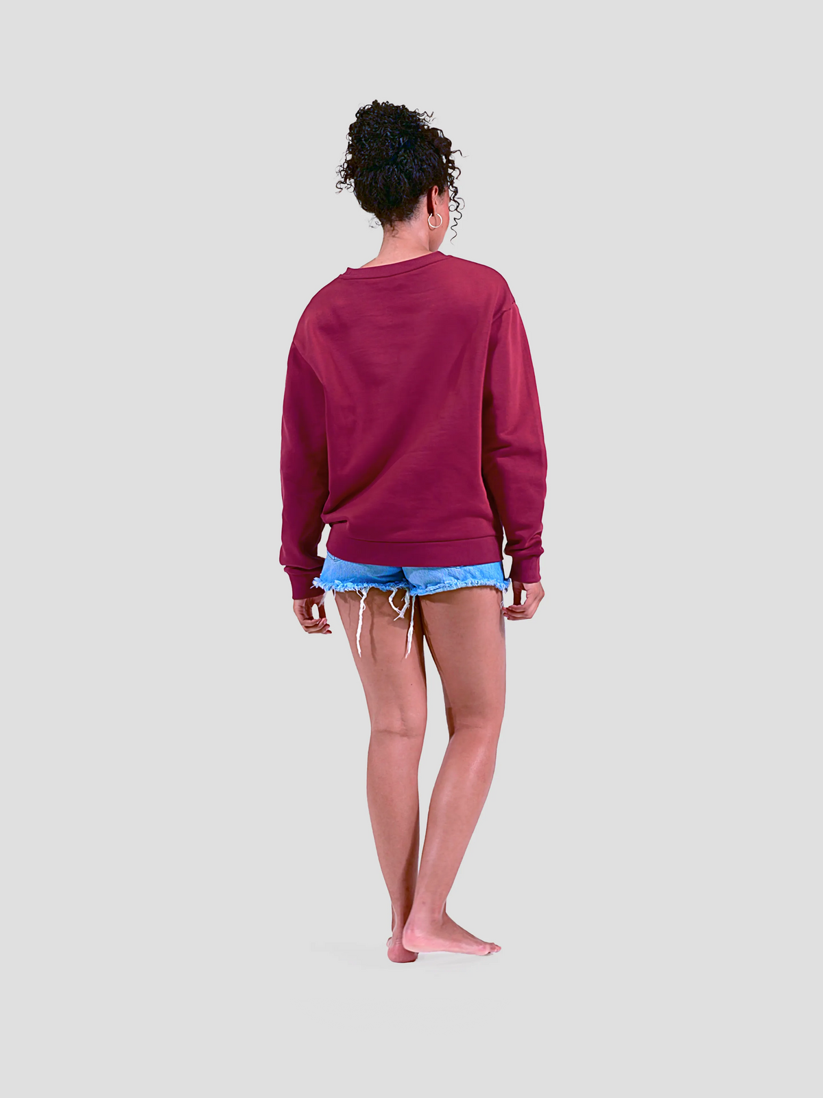 WOMEN'S BORDEAUX CREW