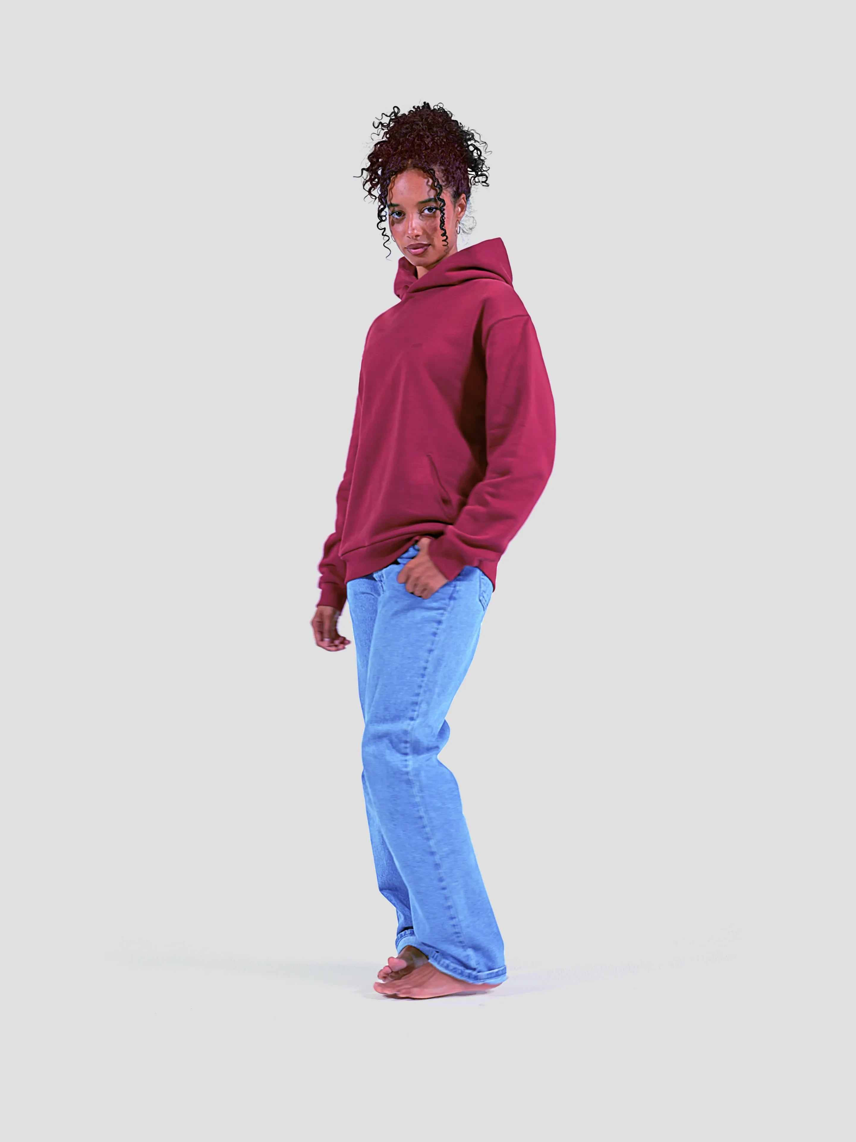 WOMEN'S BORDEAUX HOODIE