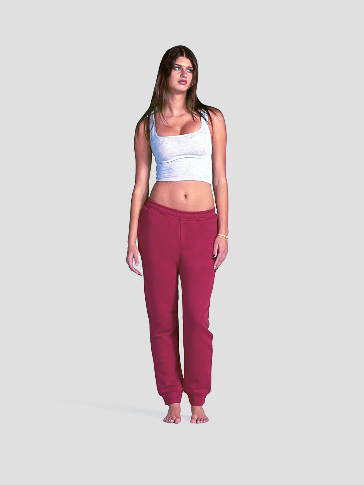 WOMEN'S BORDEAUX JOGGERS