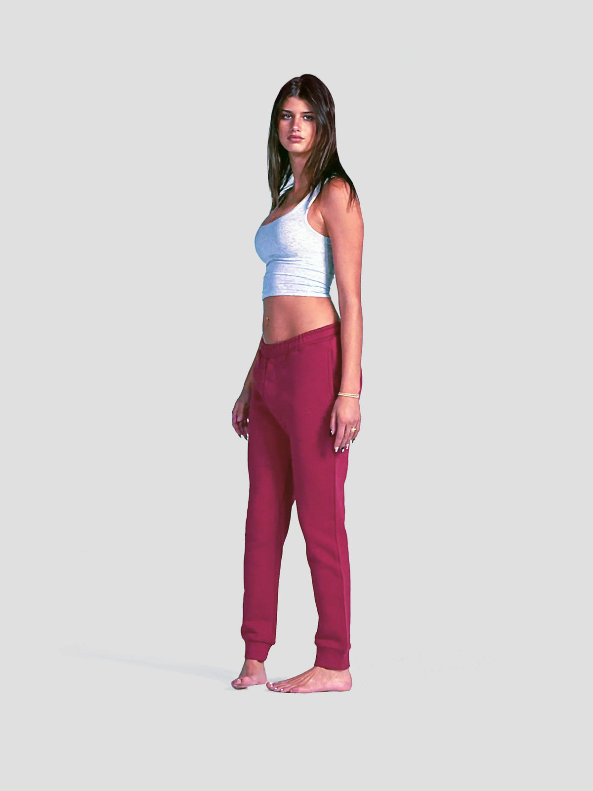 WOMEN'S BORDEAUX JOGGERS