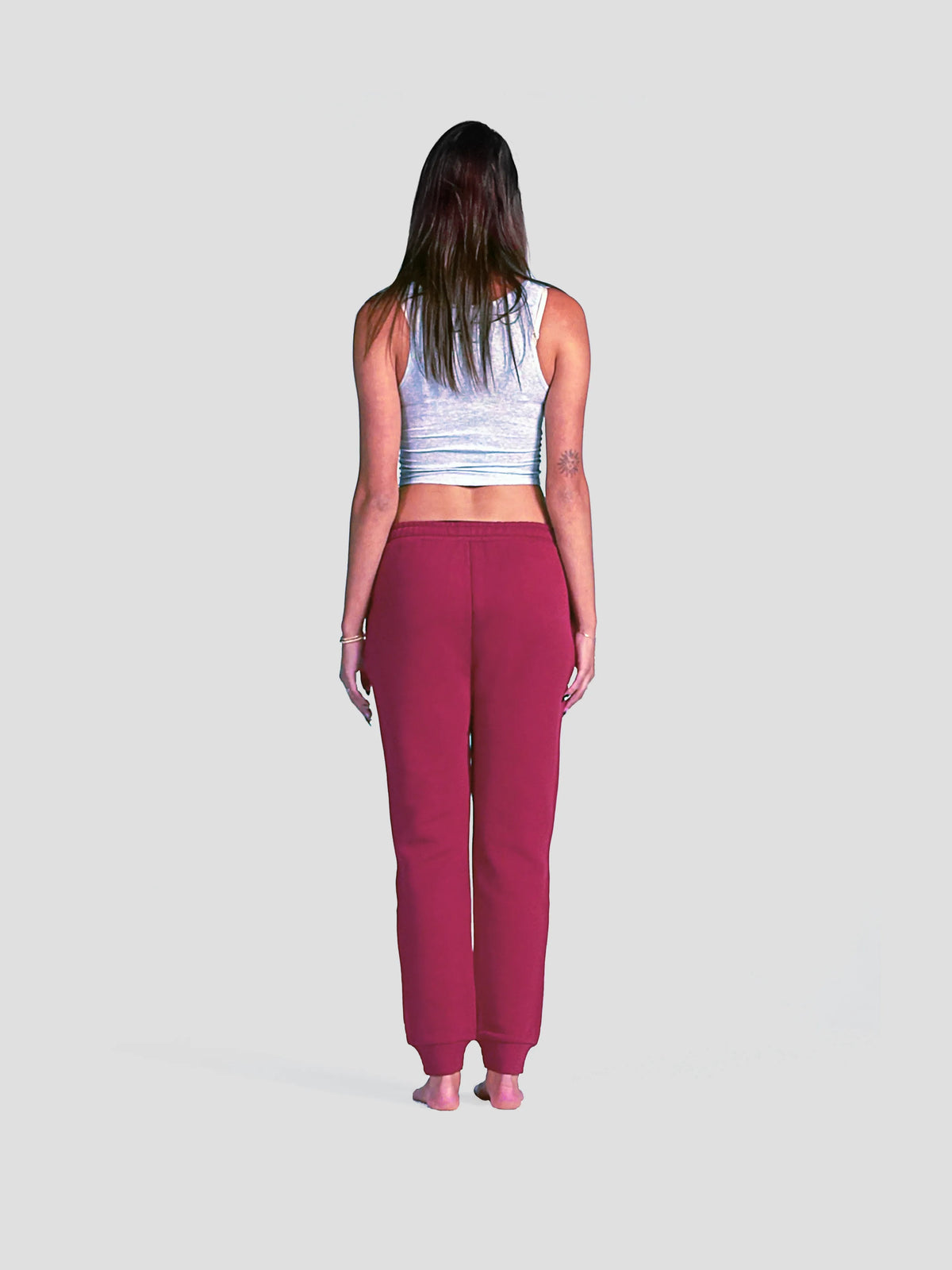 WOMEN'S BORDEAUX JOGGERS