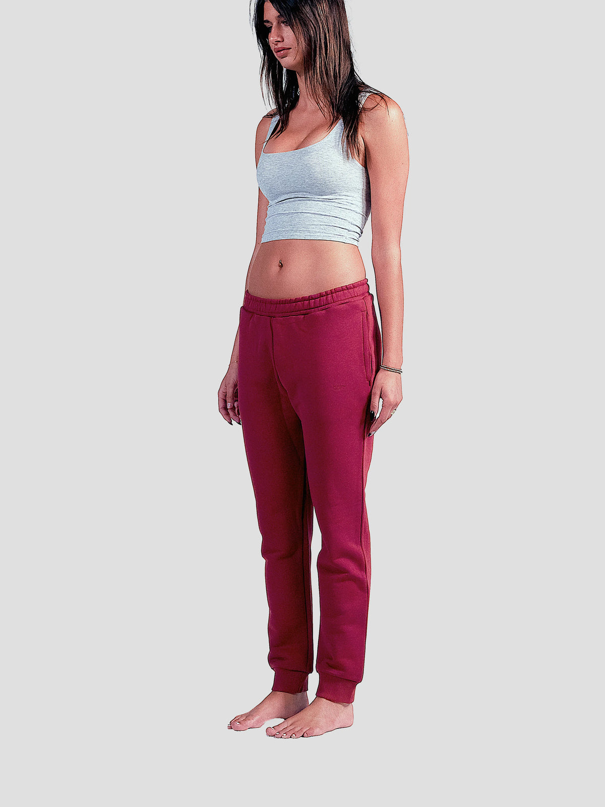 WOMEN'S BORDEAUX JOGGERS