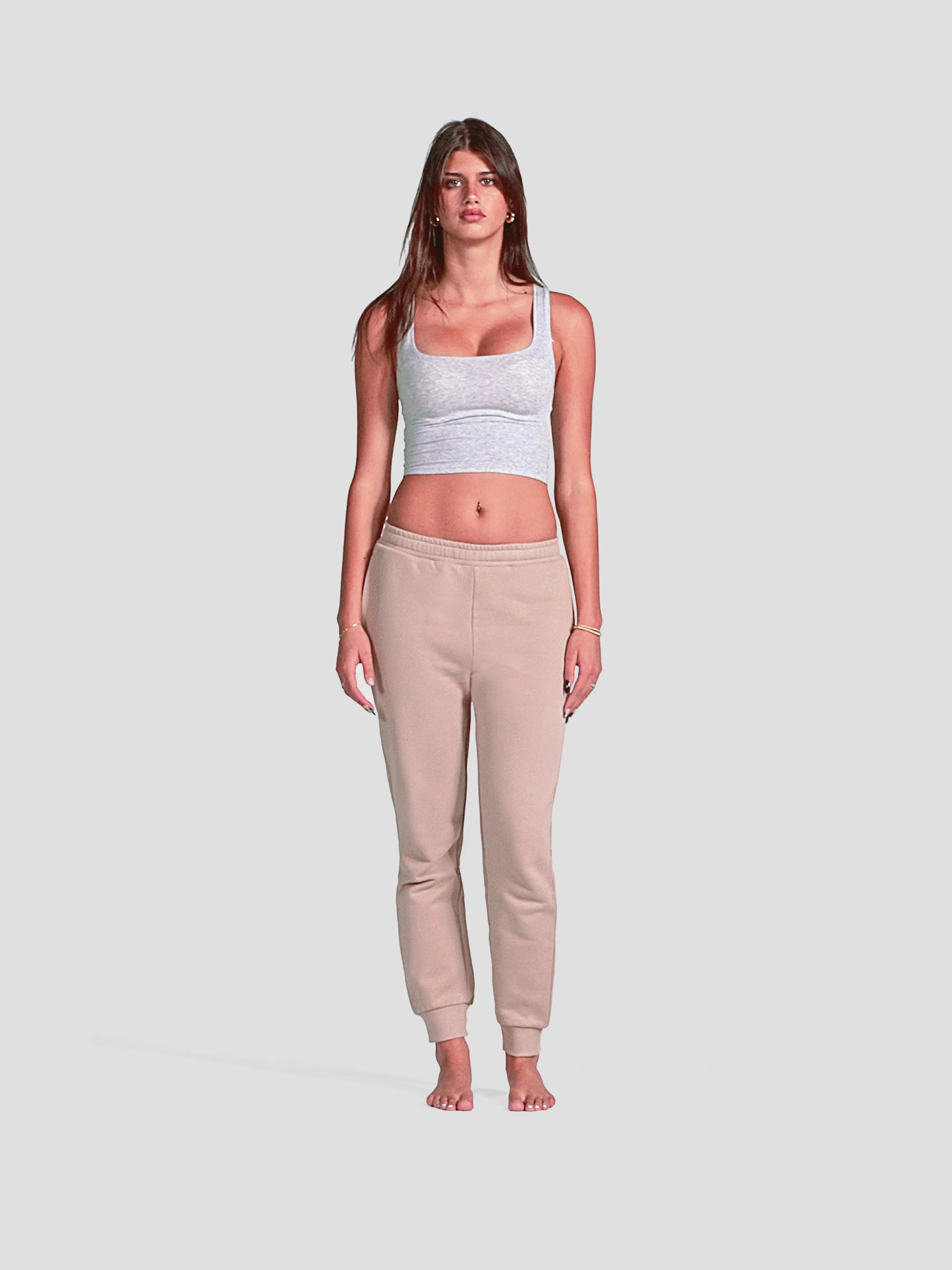 WOMEN'S MOCHA JOGGERS