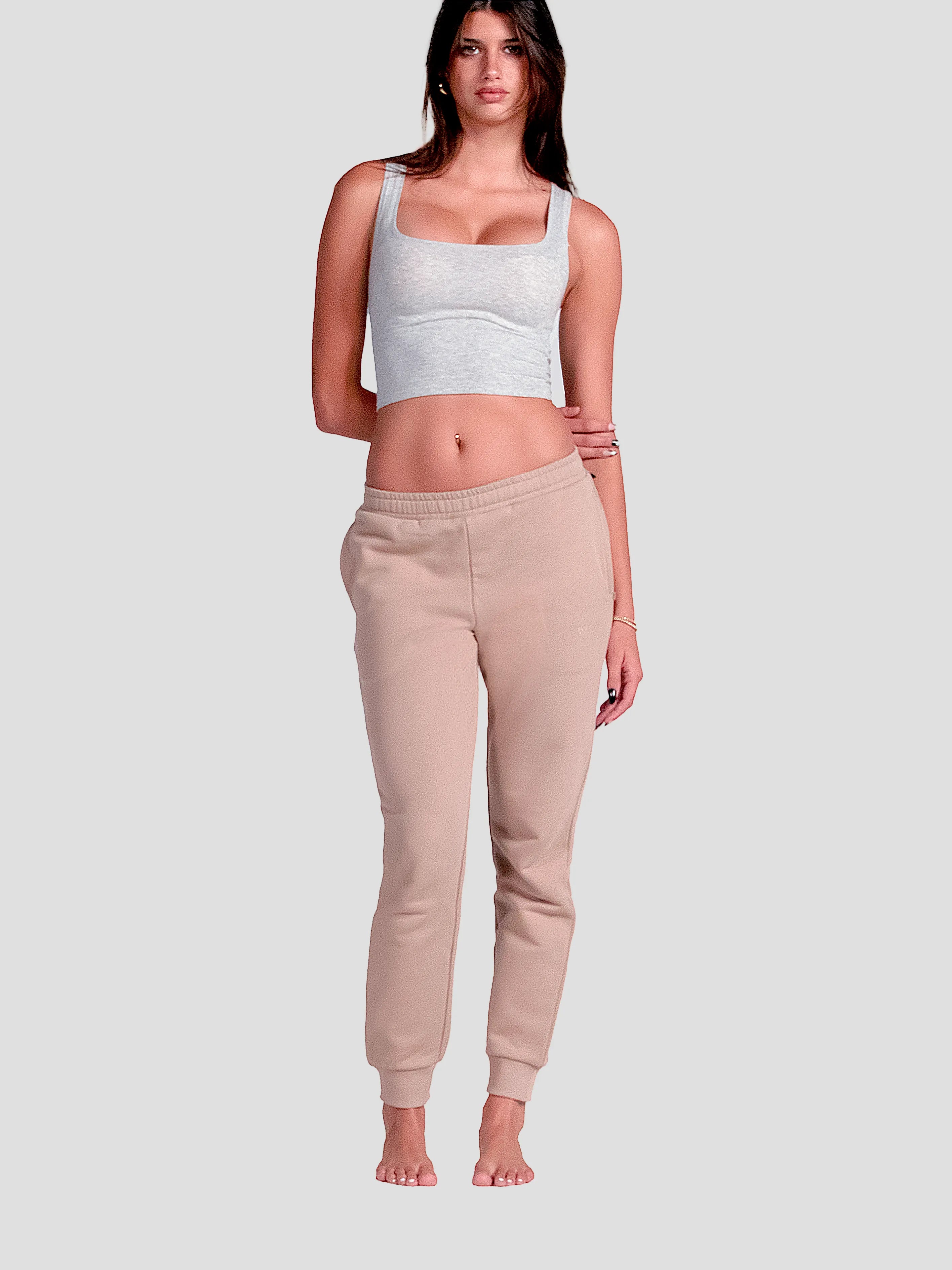 WOMEN'S MOCHA JOGGERS