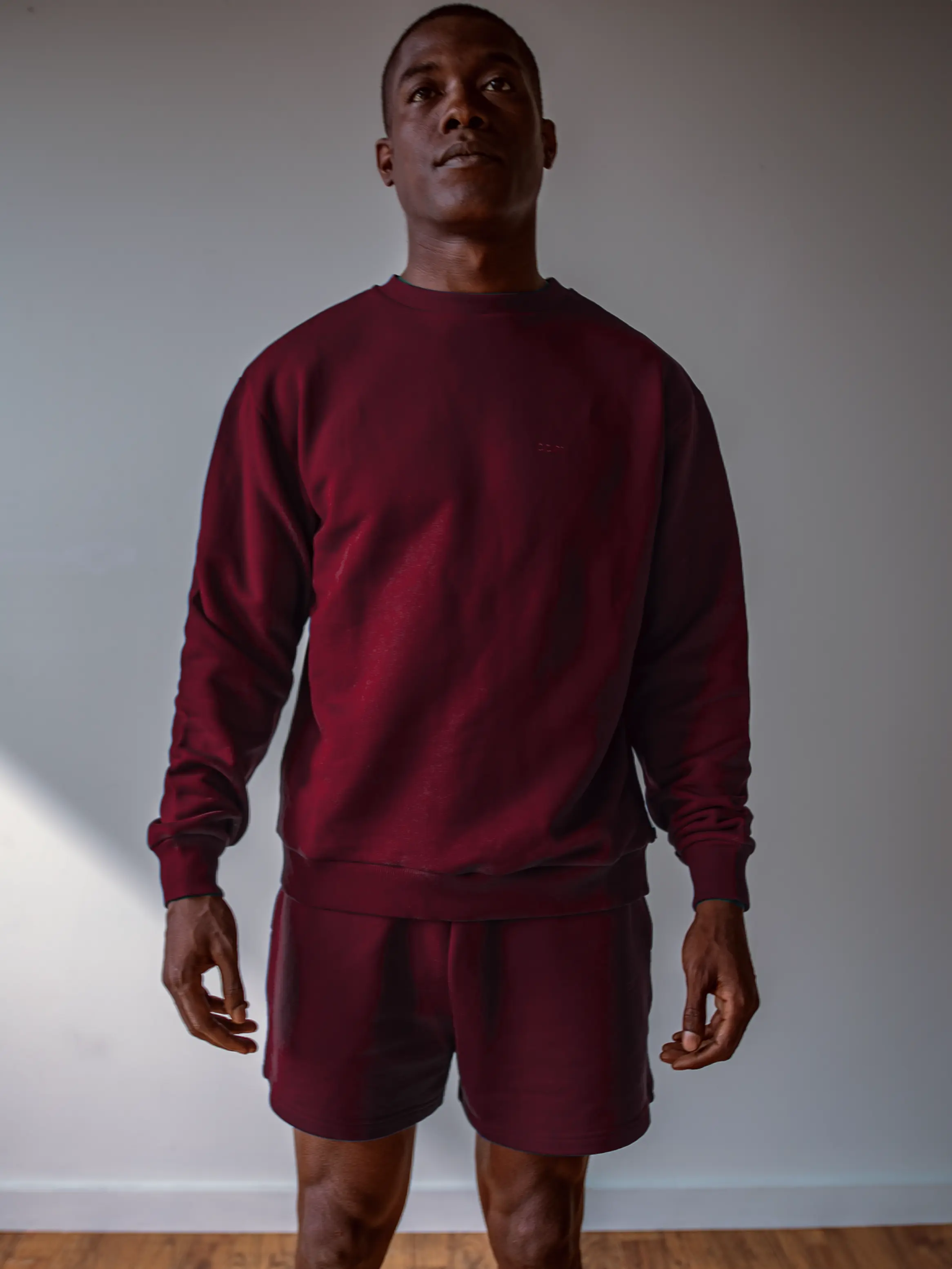 MENS BORDEAUX CREW