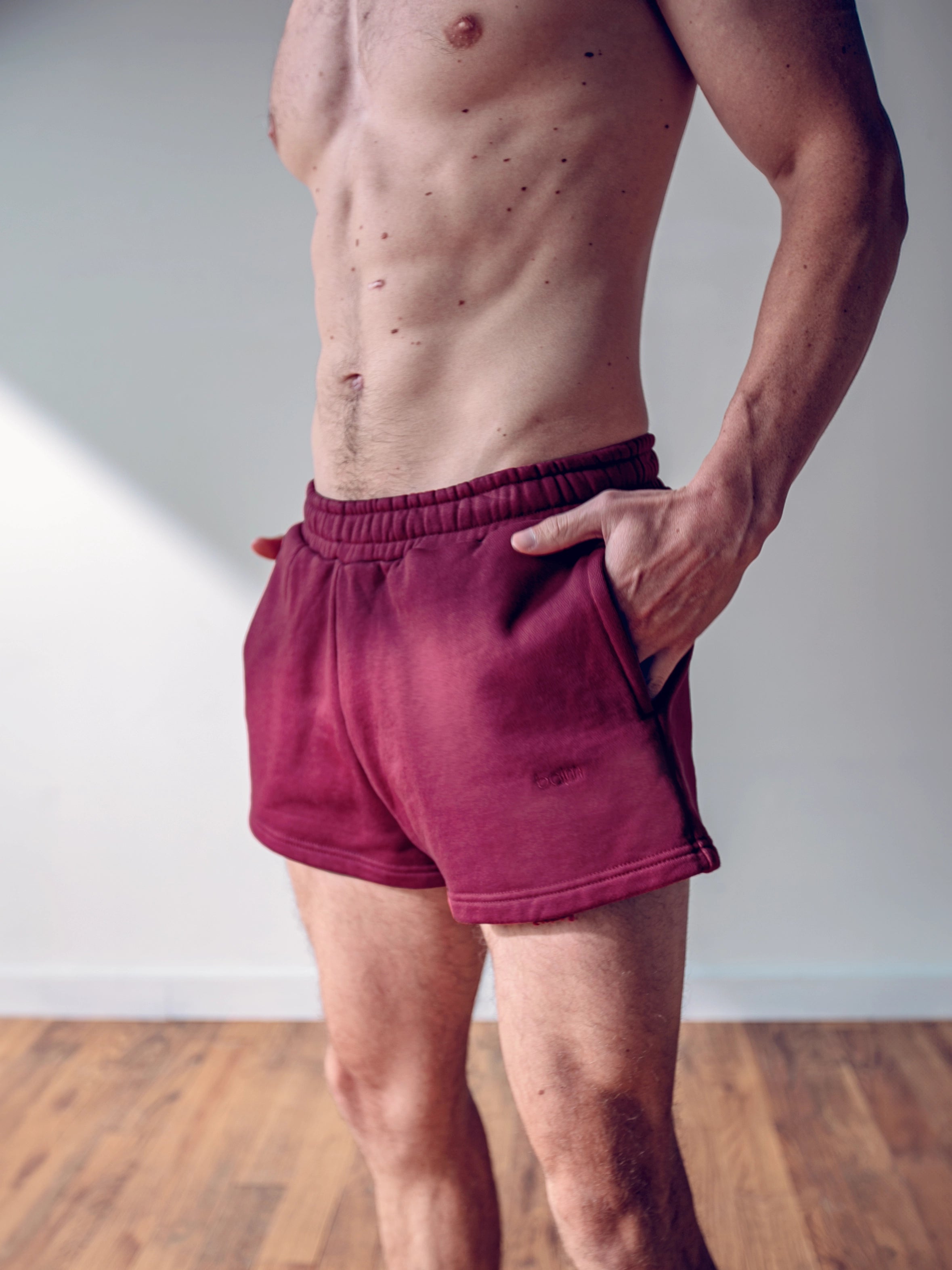 MEN'S BORDEAUX 2" SHORTS