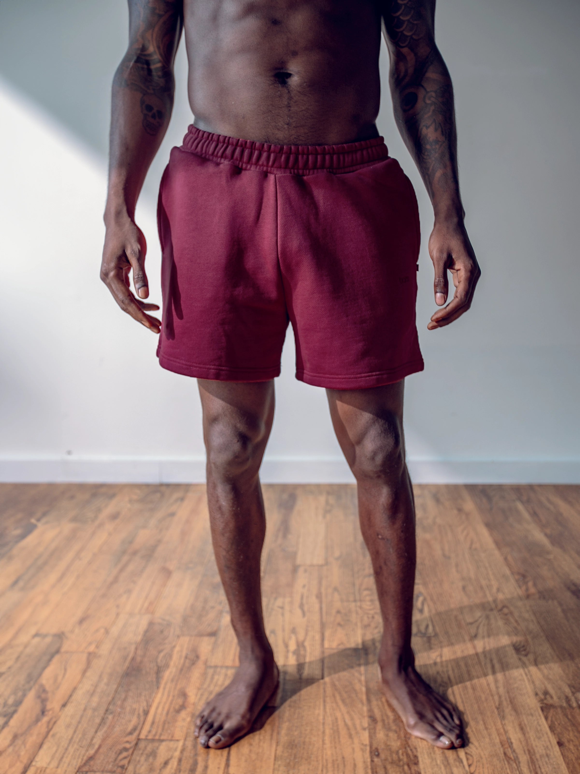 MEN'S BORDEAUX 4" SHORTS