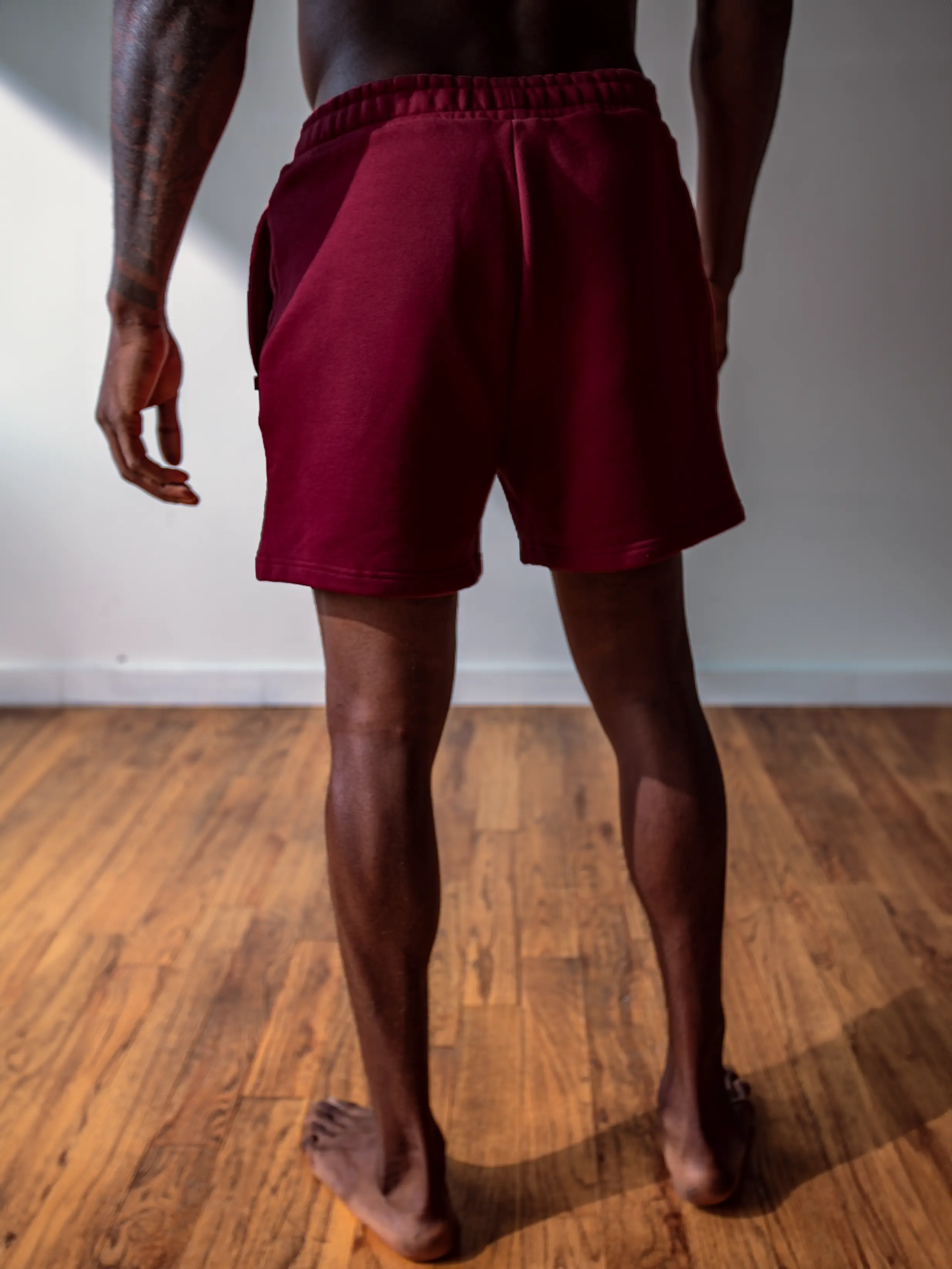 MENS BORDEAUX 4" SHORTS