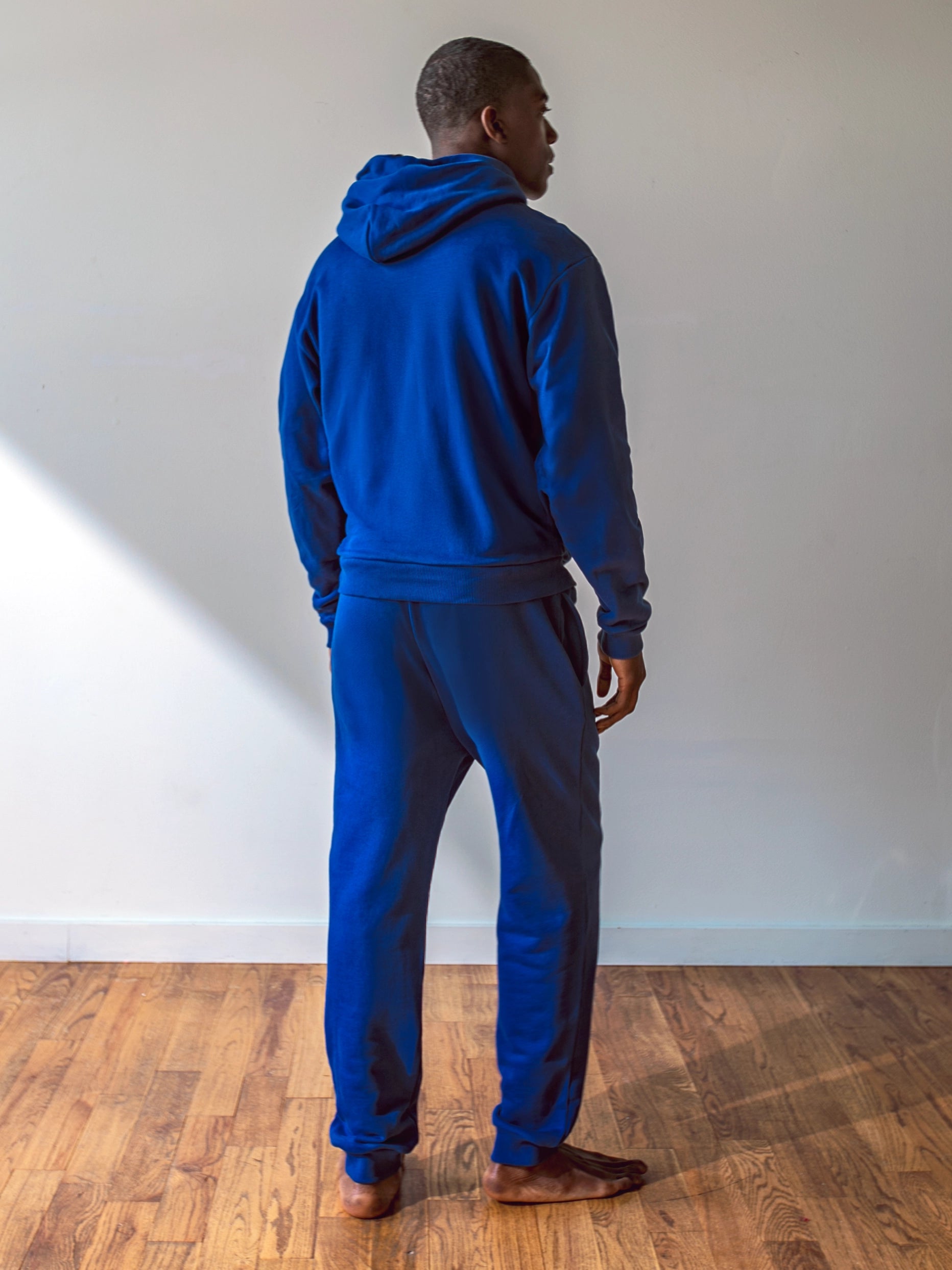 Close-up of a single green leaf against a white background.