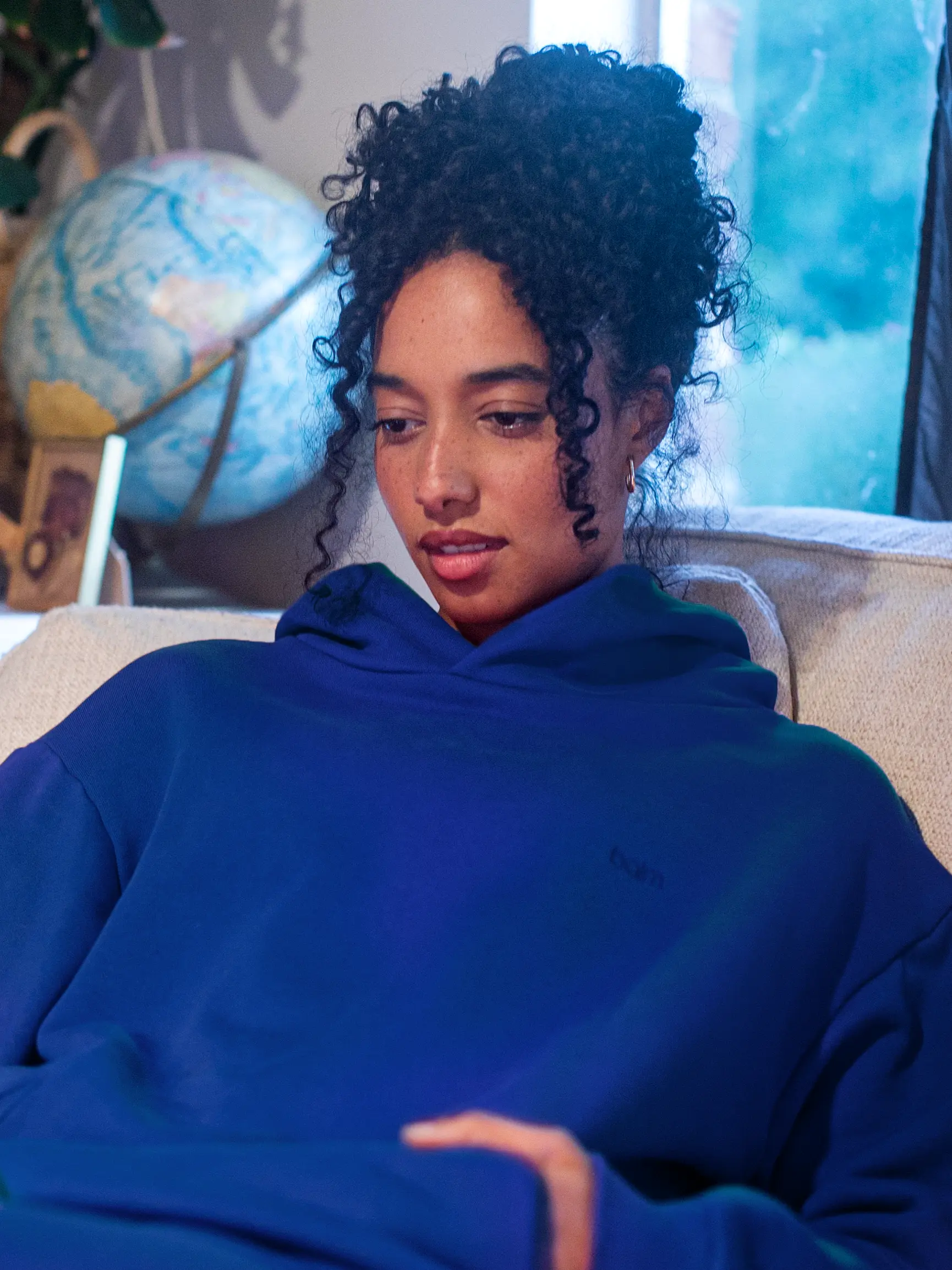 WOMENS CERULEAN HOODIE
