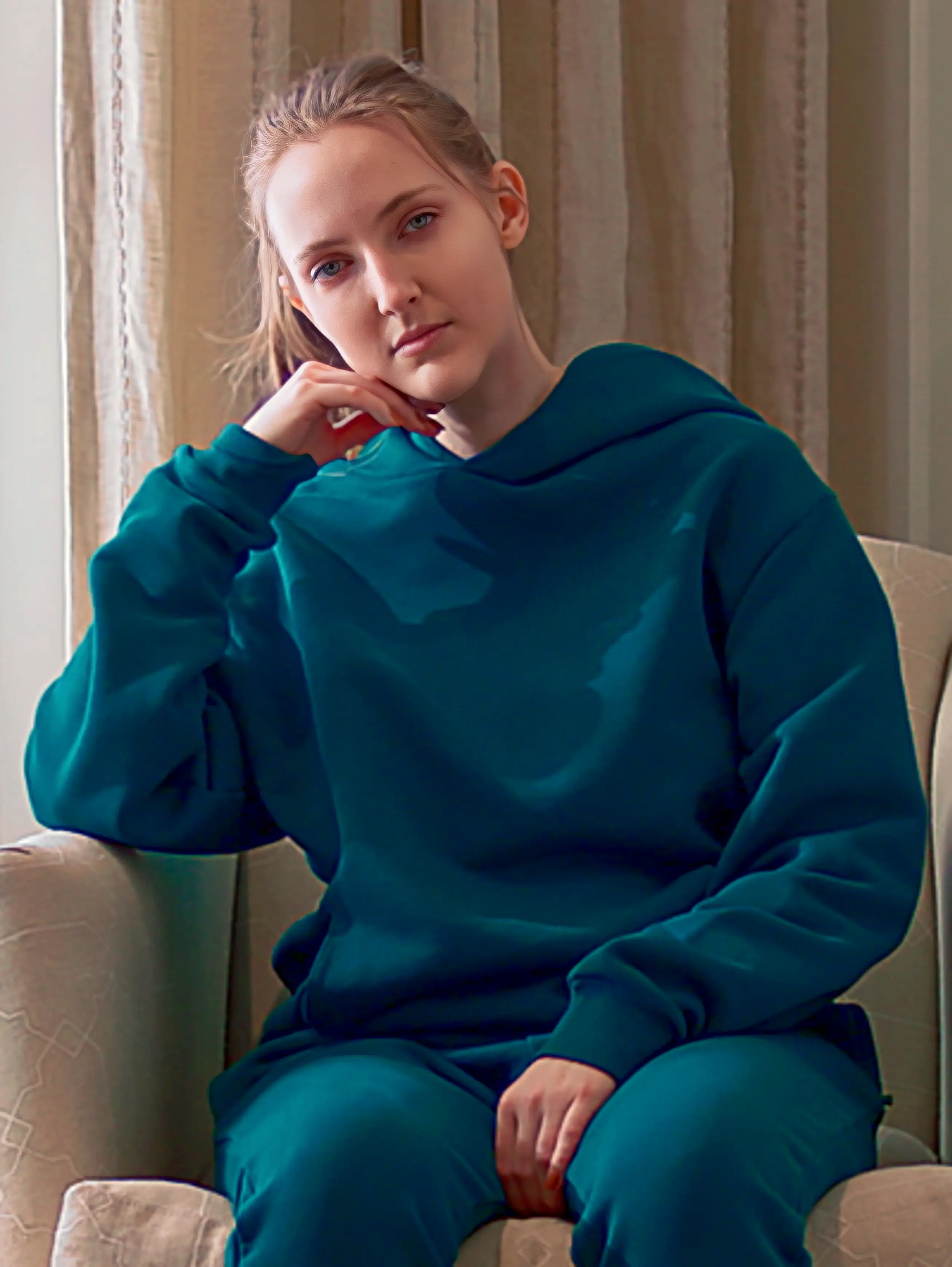 WOMENS EUCALYPTUS HOODIE