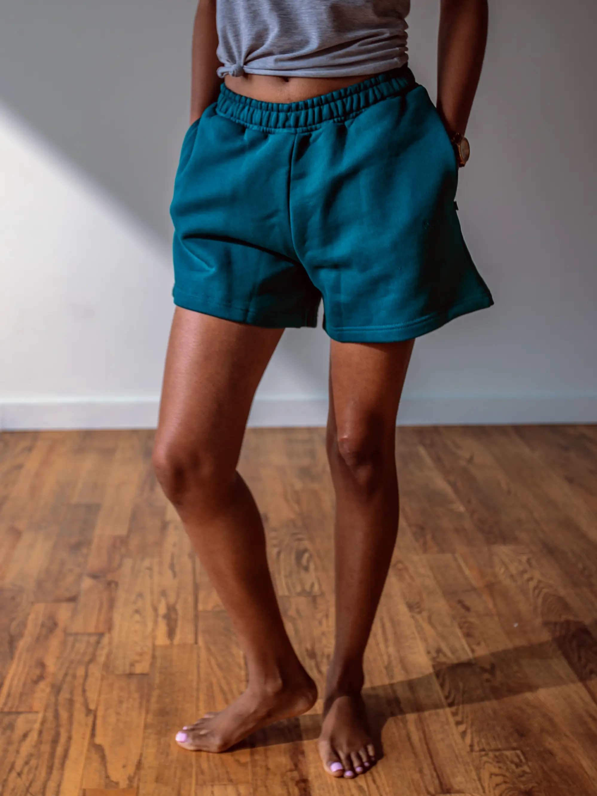 WOMENS EUCALYPTUS 4" SHORTS