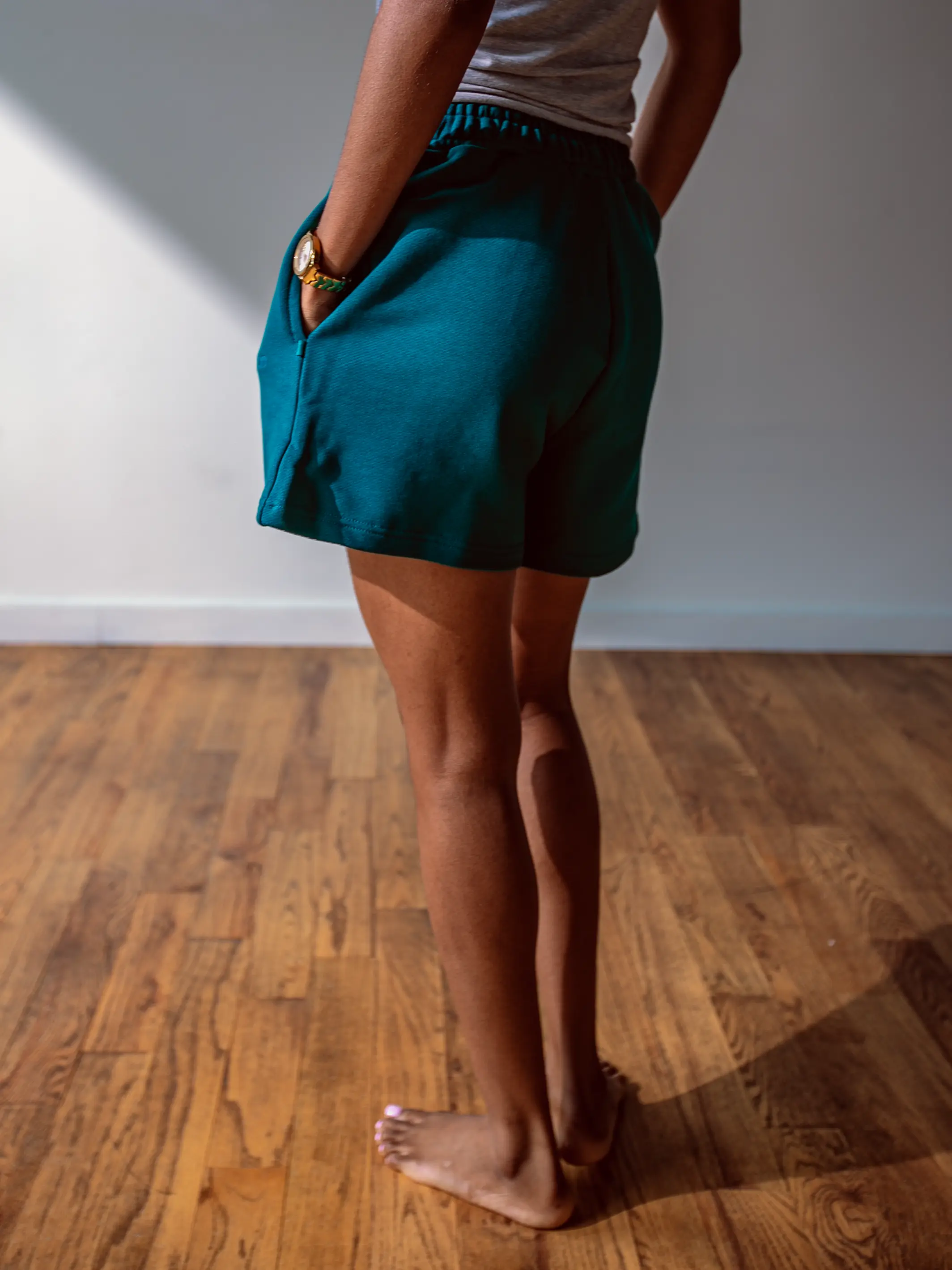 WOMENS EUCALYPTUS 4" SHORTS