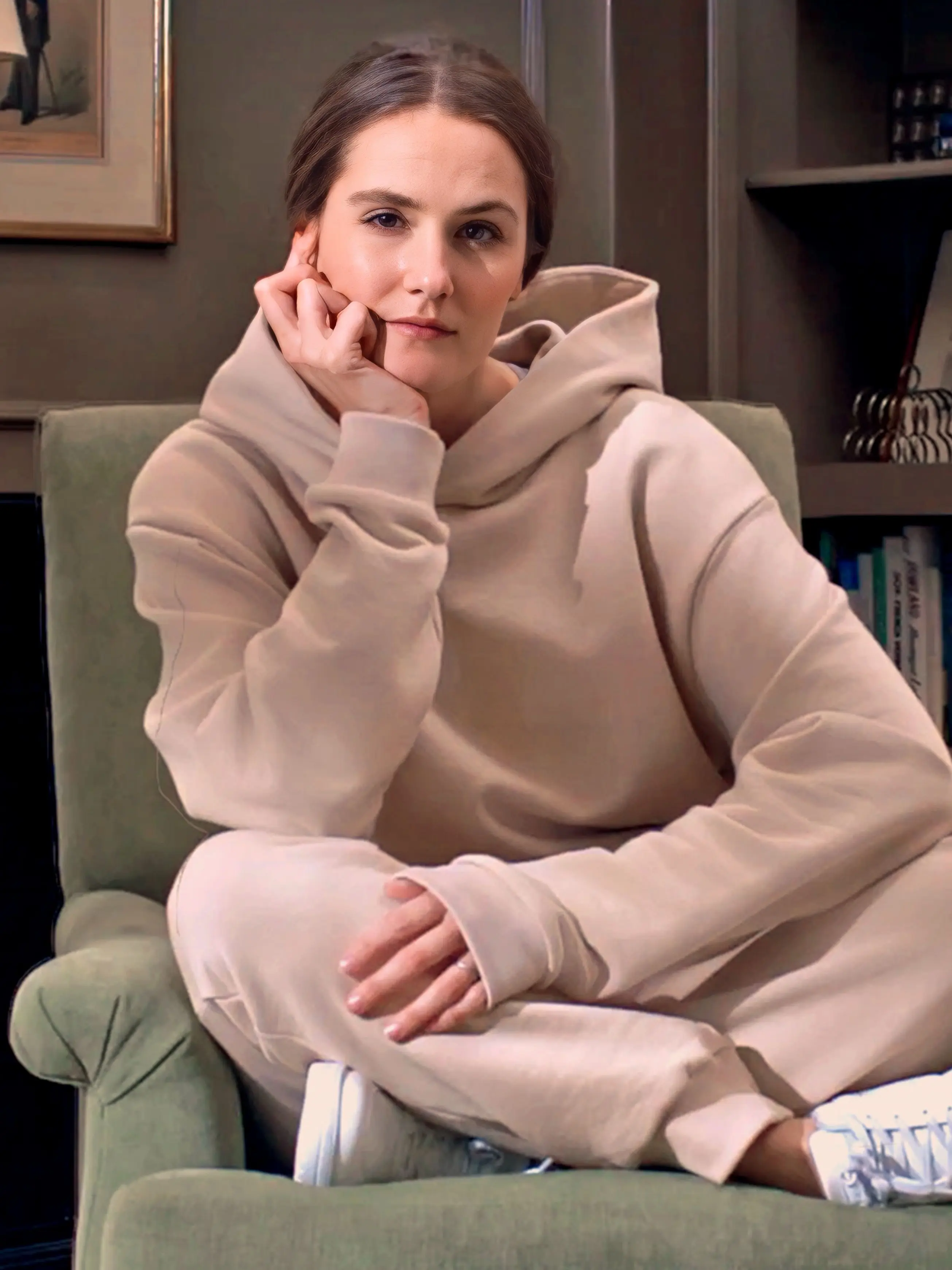 WOMENS SANDSTONE HOODIE